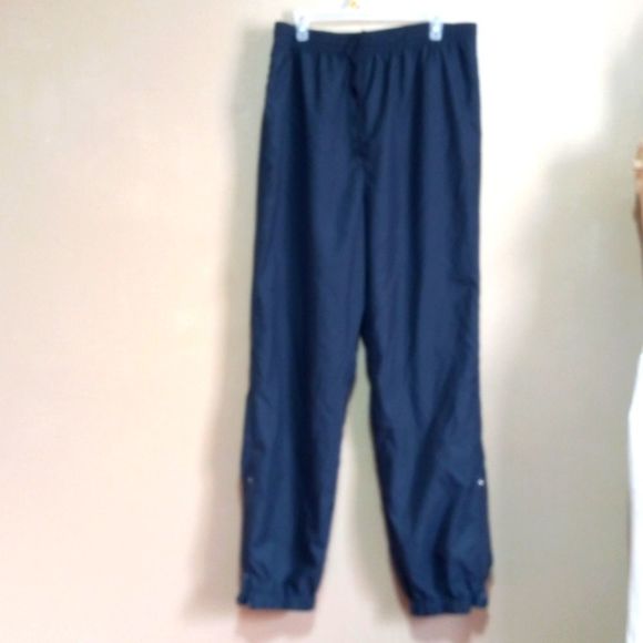 Cutter Buck Navy blue track unisex pants, zip pocket 2 hand pockets, zip legs,XL - Picture 1 of 8
